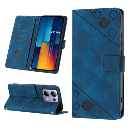 เคสโทรศัพท์หนังลายนูนที่ให้ความรู้สึกเหมือนผิวหนัง, For Xiaomi Poco F6, For Xiaomi Poco M6 Pro 4G, For Xiaomi Poco X6 Neo 5G Global, For Xiaomi Redmi A3, For Xiaomi Redmi Note 13 Pro 4G Global, For Xiaomi Redmi Note 13 4G Global, For Xiaomi Redmi K70E ...