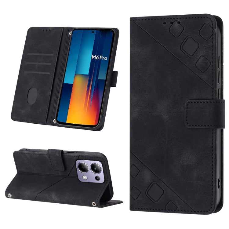 เคสโทรศัพท์หนังลายนูนที่ให้ความรู้สึกเหมือนผิวหนัง, For Xiaomi Poco F6, For Xiaomi Poco M6 Pro 4G, For Xiaomi Poco X6 Neo 5G Global, For Xiaomi Redmi A3, For Xiaomi Redmi Note 13 Pro 4G Global, For Xiaomi Redmi Note 13 4G Global, For Xiaomi Redmi K70E ...