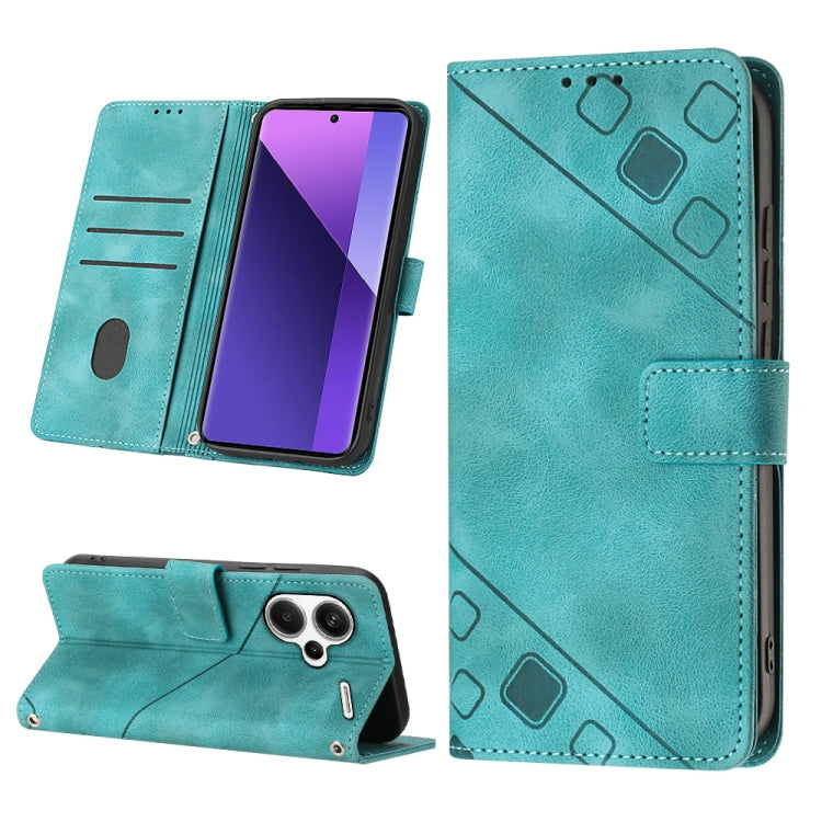 เคสโทรศัพท์หนังลายนูนที่ให้ความรู้สึกเหมือนผิวหนัง, For Xiaomi 14 Ultra, For Xiaomi 14 Pro, For Xiaomi 14, For Xiaomi Redmi Note 13 5G Global, For Xiaomi Redmi 13C, For Xiaomi Redmi Note 13 Pro+ 5G, For Xiaomi Redmi Note 13 Pro 5G Global               ...