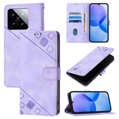 เคสโทรศัพท์หนังลายนูนที่ให้ความรู้สึกเหมือนผิวหนัง, For Xiaomi 14 Ultra, For Xiaomi 14 Pro, For Xiaomi 14, For Xiaomi Redmi Note 13 5G Global, For Xiaomi Redmi 13C, For Xiaomi Redmi Note 13 Pro+ 5G, For Xiaomi Redmi Note 13 Pro 5G Global               ...