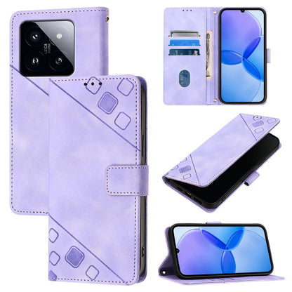 เคสโทรศัพท์หนังลายนูนที่ให้ความรู้สึกเหมือนผิวหนัง, For Xiaomi 14 Ultra, For Xiaomi 14 Pro, For Xiaomi 14, For Xiaomi Redmi Note 13 5G Global, For Xiaomi Redmi 13C, For Xiaomi Redmi Note 13 Pro+ 5G, For Xiaomi Redmi Note 13 Pro 5G Global               ...