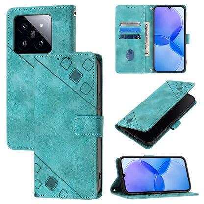 เคสโทรศัพท์หนังลายนูนที่ให้ความรู้สึกเหมือนผิวหนัง, For Xiaomi 14 Ultra, For Xiaomi 14 Pro, For Xiaomi 14, For Xiaomi Redmi Note 13 5G Global, For Xiaomi Redmi 13C, For Xiaomi Redmi Note 13 Pro+ 5G, For Xiaomi Redmi Note 13 Pro 5G Global               ...