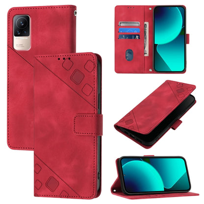 เคสโทรศัพท์หนังลายนูนที่ให้ความรู้สึกเหมือนผิวหนัง, For Xiaomi Civi 3, For Xiaomi Poco M5s / Redmi Note 11 SE India, For Xiaomi Poco X4 NFC 5G, For Xiaomi Redmi Note 11 Pro+ 5G EU, For Xiaomi Civi 1S, For Xiaomi Poco M4 Pro 5G / Redmi Note 11S 5G      ...