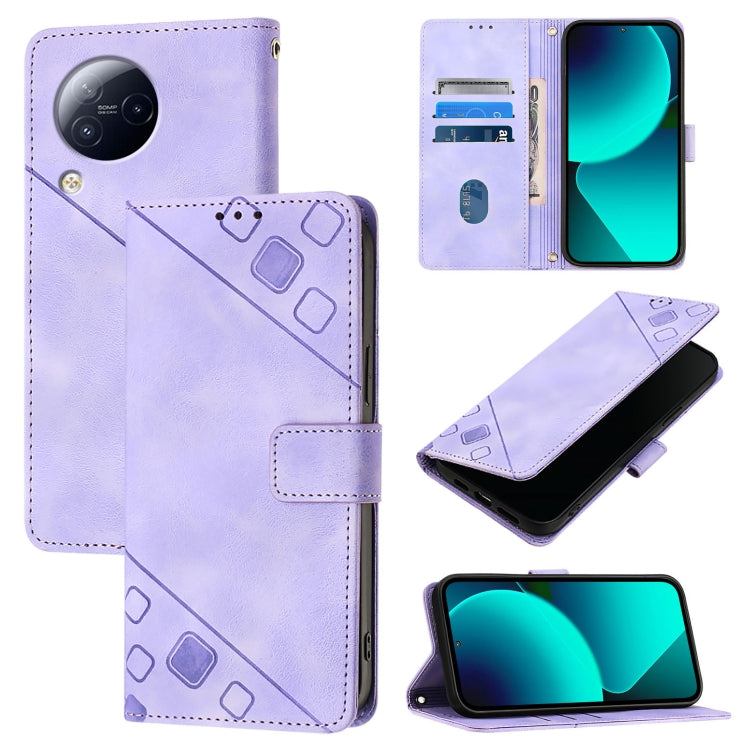 เคสโทรศัพท์หนังลายนูนที่ให้ความรู้สึกเหมือนผิวหนัง, For Xiaomi Civi 3, For Xiaomi Poco M5s / Redmi Note 11 SE India, For Xiaomi Poco X4 NFC 5G, For Xiaomi Redmi Note 11 Pro+ 5G EU, For Xiaomi Civi 1S, For Xiaomi Poco M4 Pro 5G / Redmi Note 11S 5G      ...