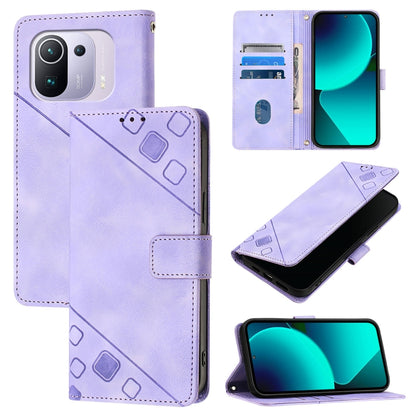 เคสโทรศัพท์หนังลายนูนที่ให้ความรู้สึกเหมือนผิวหนัง, For Xiaomi Mi 11 Pro, For Xiaomi Redmi Note 10 Pro 4G, For Xiaomi Poco M3 / Redmi 9 Power, For Xiaomi Redmi Note 9T Global, For Xiaomi Mi 11, For Xiaomi Redmi Note 9 4G / Redmi 10X 4G                 ...