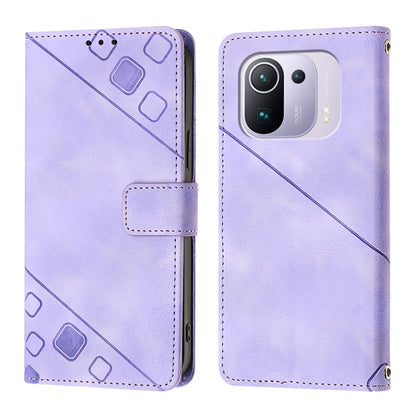 เคสโทรศัพท์หนังลายนูนที่ให้ความรู้สึกเหมือนผิวหนัง, For Xiaomi Mi 11 Pro, For Xiaomi Redmi Note 10 Pro 4G, For Xiaomi Poco M3 / Redmi 9 Power, For Xiaomi Redmi Note 9T Global, For Xiaomi Mi 11, For Xiaomi Redmi Note 9 4G / Redmi 10X 4G                 ...