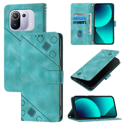 เคสโทรศัพท์หนังลายนูนที่ให้ความรู้สึกเหมือนผิวหนัง, For Xiaomi Mi 11 Pro, For Xiaomi Redmi Note 10 Pro 4G, For Xiaomi Poco M3 / Redmi 9 Power, For Xiaomi Redmi Note 9T Global, For Xiaomi Mi 11, For Xiaomi Redmi Note 9 4G / Redmi 10X 4G                 ...