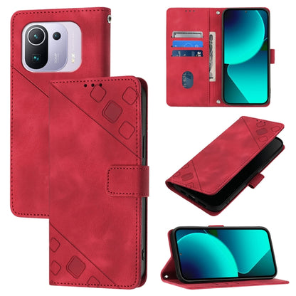 เคสโทรศัพท์หนังลายนูนที่ให้ความรู้สึกเหมือนผิวหนัง, For Xiaomi Mi 11 Pro, For Xiaomi Redmi Note 10 Pro 4G, For Xiaomi Poco M3 / Redmi 9 Power, For Xiaomi Redmi Note 9T Global, For Xiaomi Mi 11, For Xiaomi Redmi Note 9 4G / Redmi 10X 4G                 ...