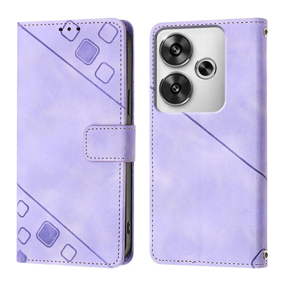 เคสโทรศัพท์หนังลายนูนที่ให้ความรู้สึกเหมือนผิวหนัง, For Xiaomi Poco F6, For Xiaomi Poco M6 Pro 4G, For Xiaomi Poco X6 Neo 5G Global, For Xiaomi Redmi A3, For Xiaomi Redmi Note 13 Pro 4G Global, For Xiaomi Redmi Note 13 4G Global, For Xiaomi Redmi K70E ...