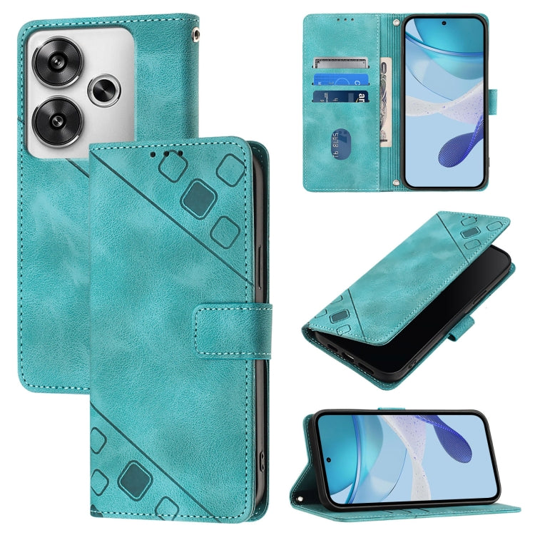 เคสโทรศัพท์หนังลายนูนที่ให้ความรู้สึกเหมือนผิวหนัง, For Xiaomi Poco F6, For Xiaomi Poco M6 Pro 4G, For Xiaomi Poco X6 Neo 5G Global, For Xiaomi Redmi A3, For Xiaomi Redmi Note 13 Pro 4G Global, For Xiaomi Redmi Note 13 4G Global, For Xiaomi Redmi K70E ...