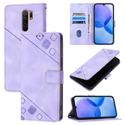 เคสโทรศัพท์หนังลายนูนที่ให้ความรู้สึกเหมือนผิวหนัง, For Xiaomi Redmi 9A / 9i / 9AT, For Xiaomi Poco M2 Global / Redmi 9, For Xiaomi Poco M3 Pro 5G / Redmi Note 10 5G, For Xiaomi Poco X3 GT, For Xiaomi Poco F3 / Redmi K40 / K40 Pro                      ...