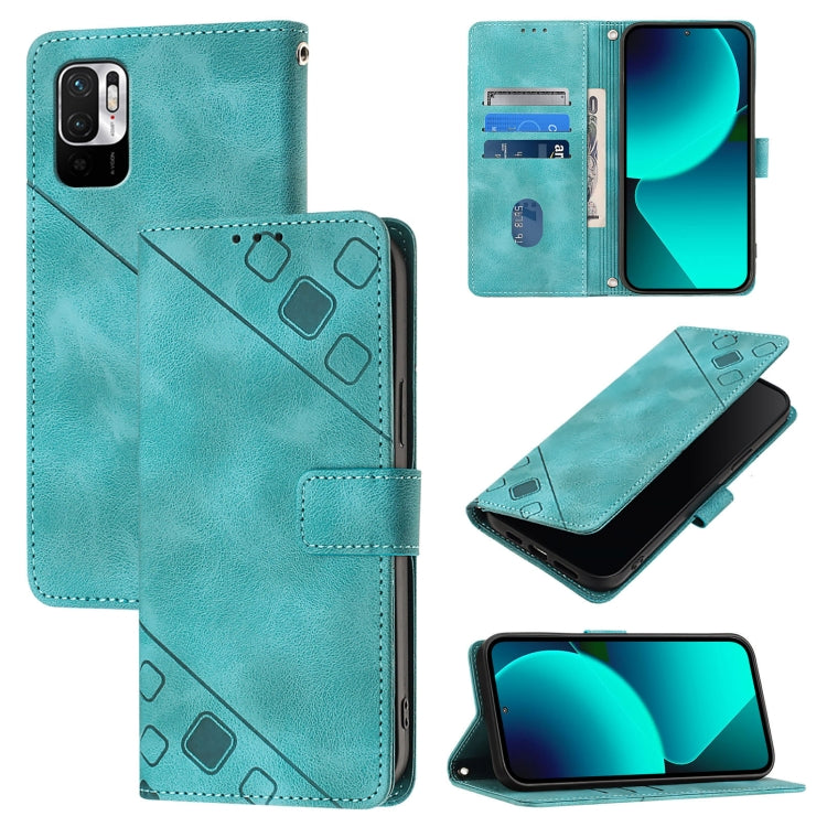 เคสโทรศัพท์หนังลายนูนที่ให้ความรู้สึกเหมือนผิวหนัง, For Xiaomi Redmi 9A / 9i / 9AT, For Xiaomi Poco M2 Global / Redmi 9, For Xiaomi Poco M3 Pro 5G / Redmi Note 10 5G, For Xiaomi Poco X3 GT, For Xiaomi Poco F3 / Redmi K40 / K40 Pro                      ...