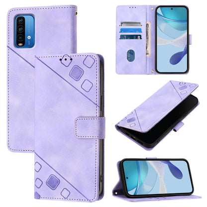 เคสโทรศัพท์หนังลายนูนที่ให้ความรู้สึกเหมือนผิวหนัง, For Xiaomi Mi 11 Pro, For Xiaomi Redmi Note 10 Pro 4G, For Xiaomi Poco M3 / Redmi 9 Power, For Xiaomi Redmi Note 9T Global, For Xiaomi Mi 11, For Xiaomi Redmi Note 9 4G / Redmi 10X 4G                 ...