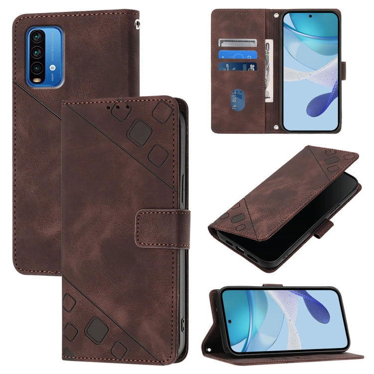 เคสโทรศัพท์หนังลายนูนที่ให้ความรู้สึกเหมือนผิวหนัง, For Xiaomi Mi 11 Pro, For Xiaomi Redmi Note 10 Pro 4G, For Xiaomi Poco M3 / Redmi 9 Power, For Xiaomi Redmi Note 9T Global, For Xiaomi Mi 11, For Xiaomi Redmi Note 9 4G / Redmi 10X 4G                 ...