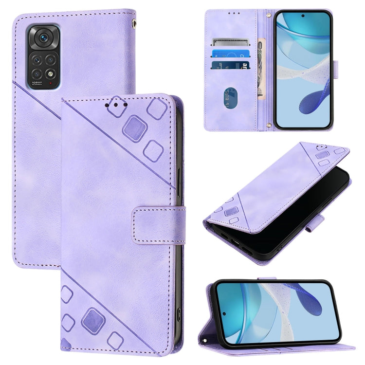 เคสโทรศัพท์หนังลายนูนที่ให้ความรู้สึกเหมือนผิวหนัง, For Xiaomi Civi 3, For Xiaomi Poco M5s / Redmi Note 11 SE India, For Xiaomi Poco X4 NFC 5G, For Xiaomi Redmi Note 11 Pro+ 5G EU, For Xiaomi Civi 1S, For Xiaomi Poco M4 Pro 5G / Redmi Note 11S 5G      ...