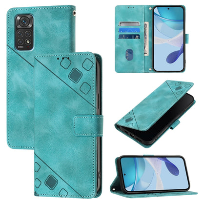 เคสโทรศัพท์หนังลายนูนที่ให้ความรู้สึกเหมือนผิวหนัง, For Xiaomi Civi 3, For Xiaomi Poco M5s / Redmi Note 11 SE India, For Xiaomi Poco X4 NFC 5G, For Xiaomi Redmi Note 11 Pro+ 5G EU, For Xiaomi Civi 1S, For Xiaomi Poco M4 Pro 5G / Redmi Note 11S 5G      ...