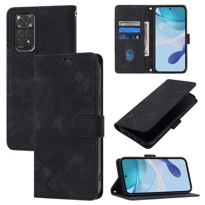 เคสโทรศัพท์หนังลายนูนที่ให้ความรู้สึกเหมือนผิวหนัง, For Xiaomi Civi 3, For Xiaomi Poco M5s / Redmi Note 11 SE India, For Xiaomi Poco X4 NFC 5G, For Xiaomi Redmi Note 11 Pro+ 5G EU, For Xiaomi Civi 1S, For Xiaomi Poco M4 Pro 5G / Redmi Note 11S 5G      ...