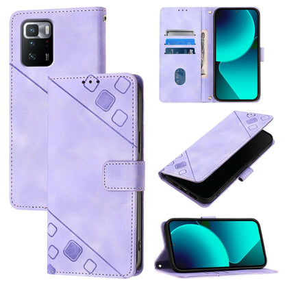 เคสโทรศัพท์หนังลายนูนที่ให้ความรู้สึกเหมือนผิวหนัง, For Xiaomi Redmi 9A / 9i / 9AT, For Xiaomi Poco M2 Global / Redmi 9, For Xiaomi Poco M3 Pro 5G / Redmi Note 10 5G, For Xiaomi Poco X3 GT, For Xiaomi Poco F3 / Redmi K40 / K40 Pro                      ...