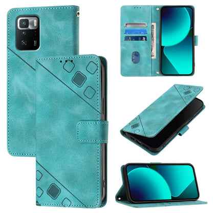 เคสโทรศัพท์หนังลายนูนที่ให้ความรู้สึกเหมือนผิวหนัง, For Xiaomi Redmi 9A / 9i / 9AT, For Xiaomi Poco M2 Global / Redmi 9, For Xiaomi Poco M3 Pro 5G / Redmi Note 10 5G, For Xiaomi Poco X3 GT, For Xiaomi Poco F3 / Redmi K40 / K40 Pro                      ...
