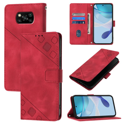 เคสโทรศัพท์หนังลายนูนที่ให้ความรู้สึกเหมือนผิวหนัง, For Xiaomi Redmi 9A / 9i / 9AT, For Xiaomi Poco M2 Global / Redmi 9, For Xiaomi Poco M3 Pro 5G / Redmi Note 10 5G, For Xiaomi Poco X3 GT, For Xiaomi Poco F3 / Redmi K40 / K40 Pro                      ...