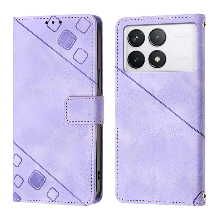 เคสโทรศัพท์หนังลายนูนที่ให้ความรู้สึกเหมือนผิวหนัง, For Xiaomi Redmi K70 / K70 Pro, For Xiaomi 13T, For Xiaomi Poco F5 5G/Redmi Note 12 Turbo, For Xiaomi Poco F5 Pro 5G/Redmi K60, For Xiaomi Redmi Note 12S 4G Global, For Xiaomi Poco C51 / A2+          ...