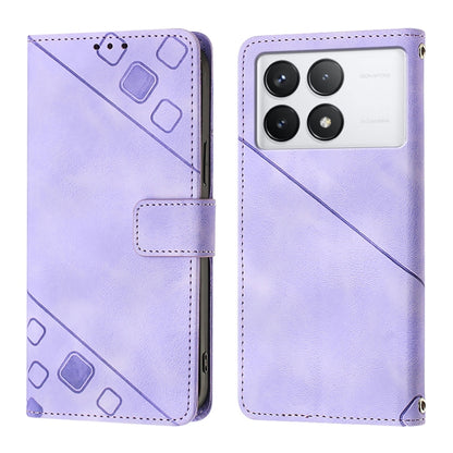 เคสโทรศัพท์หนังลายนูนที่ให้ความรู้สึกเหมือนผิวหนัง, For Xiaomi Redmi K70 / K70 Pro, For Xiaomi 13T, For Xiaomi Poco F5 5G/Redmi Note 12 Turbo, For Xiaomi Poco F5 Pro 5G/Redmi K60, For Xiaomi Redmi Note 12S 4G Global, For Xiaomi Poco C51 / A2+          ...