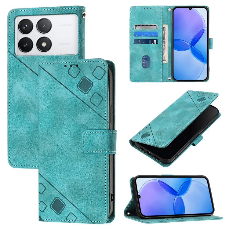 เคสโทรศัพท์หนังลายนูนที่ให้ความรู้สึกเหมือนผิวหนัง, For Xiaomi Redmi K70 / K70 Pro, For Xiaomi 13T, For Xiaomi Poco F5 5G/Redmi Note 12 Turbo, For Xiaomi Poco F5 Pro 5G/Redmi K60, For Xiaomi Redmi Note 12S 4G Global, For Xiaomi Poco C51 / A2+          ...