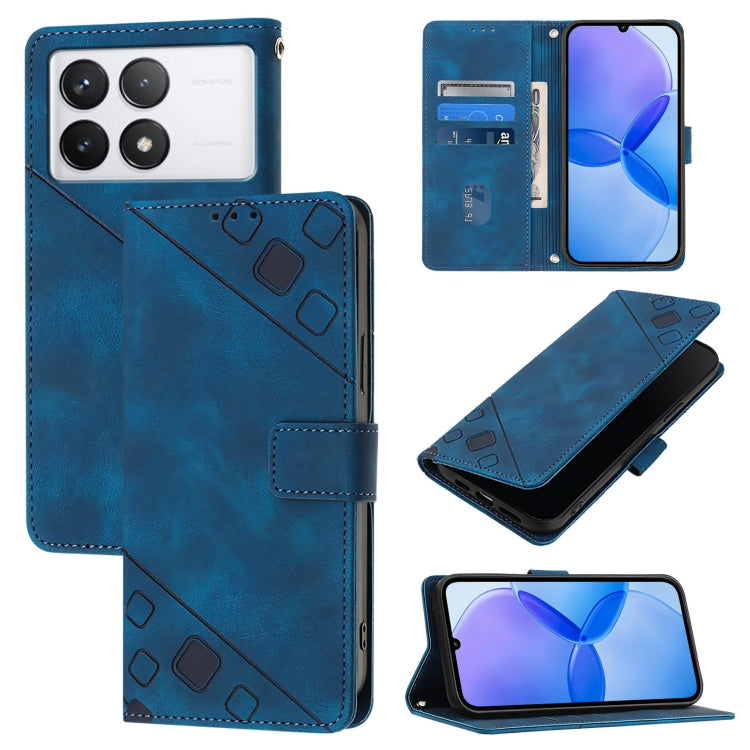 เคสโทรศัพท์หนังลายนูนที่ให้ความรู้สึกเหมือนผิวหนัง, For Xiaomi Redmi K70 / K70 Pro, For Xiaomi 13T, For Xiaomi Poco F5 5G/Redmi Note 12 Turbo, For Xiaomi Poco F5 Pro 5G/Redmi K60, For Xiaomi Redmi Note 12S 4G Global, For Xiaomi Poco C51 / A2+          ...
