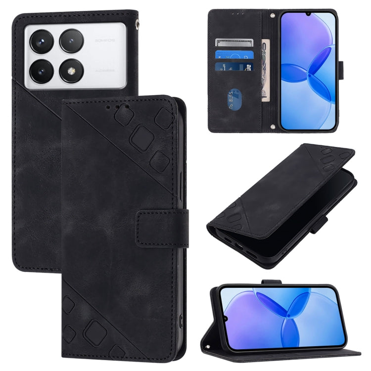 เคสโทรศัพท์หนังลายนูนที่ให้ความรู้สึกเหมือนผิวหนัง, For Xiaomi Redmi K70 / K70 Pro, For Xiaomi 13T, For Xiaomi Poco F5 5G/Redmi Note 12 Turbo, For Xiaomi Poco F5 Pro 5G/Redmi K60, For Xiaomi Redmi Note 12S 4G Global, For Xiaomi Poco C51 / A2+          ...