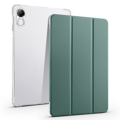 เคสแท็บเล็ตหนังสมาร์ท TPU แบบใส 3 เท่าพร้อมช่องเสียบปากกา, For Xiaomi Pad 7 / 7 Pro, For Xiaomi Redmi Pad Pro 12.1, For Xiaomi Pad 6S Pro, For Xiaomi Pad 6 Max 14, For Xiaomi Pad 6 / 6 Pro