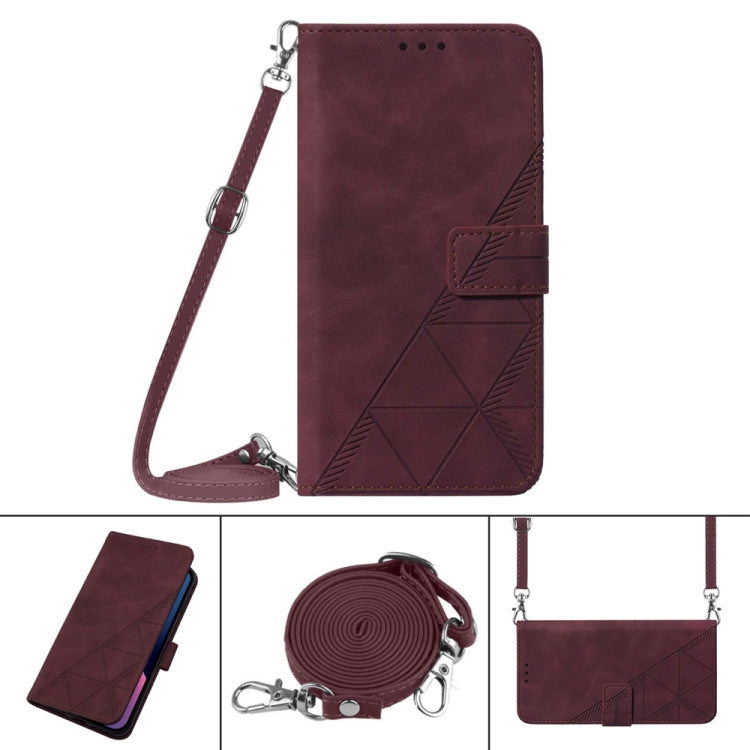 ซองใส่โทรศัพท์หนังพลิกลายนูน 3D ของ Crossbody, For Xiaomi Redmi Note 12S 4G Global, For Xiaomi Poco F5 5G/Redmi Note 12 Turbo, For Xiaomi Poco F5 Pro 5G/Redmi K60