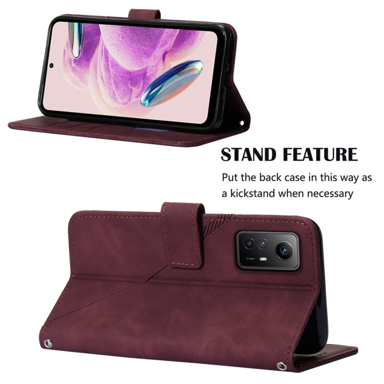 ซองใส่โทรศัพท์หนังพลิกลายนูน 3D ของ Crossbody, For Xiaomi Redmi Note 12S 4G Global, For Xiaomi Poco F5 5G/Redmi Note 12 Turbo, For Xiaomi Poco F5 Pro 5G/Redmi K60