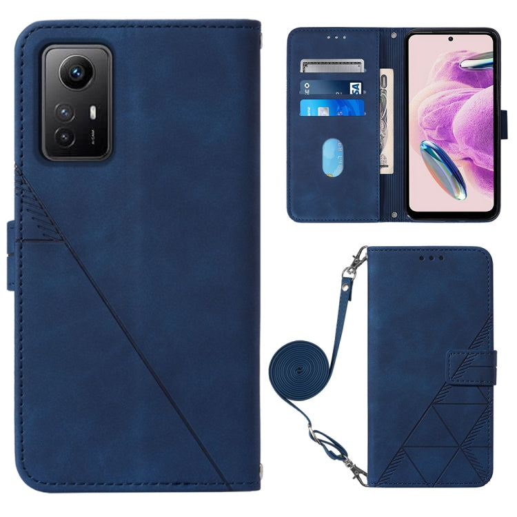 ซองใส่โทรศัพท์หนังพลิกลายนูน 3D ของ Crossbody, For Xiaomi Redmi Note 12S 4G Global, For Xiaomi Poco F5 5G/Redmi Note 12 Turbo, For Xiaomi Poco F5 Pro 5G/Redmi K60