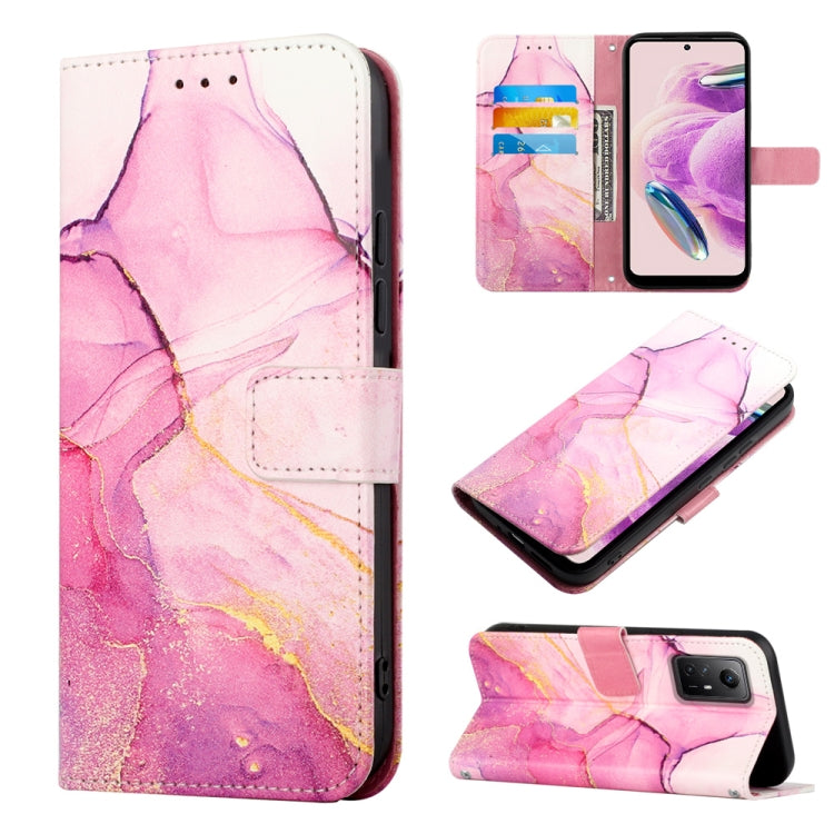 PT003 เคสโทรศัพท์หนังพลิกลายหินอ่อน, For Xiaomi Redmi Note 12S 4G Global, For Xiaomi 13T, For Xiaomi Poco F5 5G/Redmi Note 12 Turbo, For Xiaomi Poco F5 Pro 5G/Redmi K60