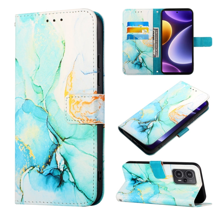 PT003 เคสโทรศัพท์หนังพลิกลายหินอ่อน, For Xiaomi Redmi Note 12S 4G Global, For Xiaomi 13T, For Xiaomi Poco F5 5G/Redmi Note 12 Turbo, For Xiaomi Poco F5 Pro 5G/Redmi K60