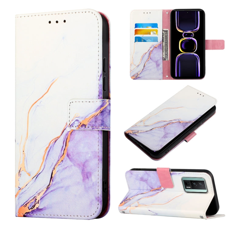 PT003 เคสโทรศัพท์หนังพลิกลายหินอ่อน, For Xiaomi Redmi Note 12S 4G Global, For Xiaomi 13T, For Xiaomi Poco F5 5G/Redmi Note 12 Turbo, For Xiaomi Poco F5 Pro 5G/Redmi K60