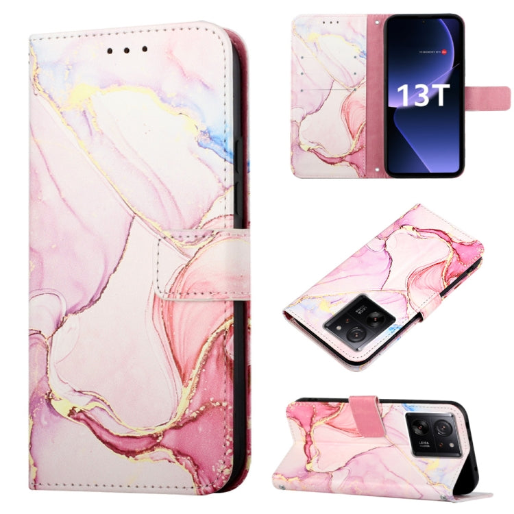 PT003 เคสโทรศัพท์หนังพลิกลายหินอ่อน, For Xiaomi Redmi Note 12S 4G Global, For Xiaomi 13T, For Xiaomi Poco F5 5G/Redmi Note 12 Turbo, For Xiaomi Poco F5 Pro 5G/Redmi K60