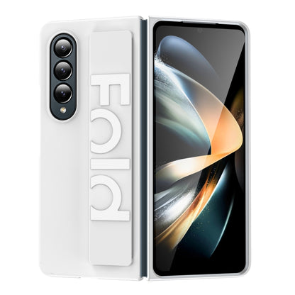 ที่ใส่สายรัดข้อมือซิลิโคนเคสโทรศัพท์แบบพับได้, For Samsung Galaxy Z Fold4, For Samsung Galaxy Z Fold3
