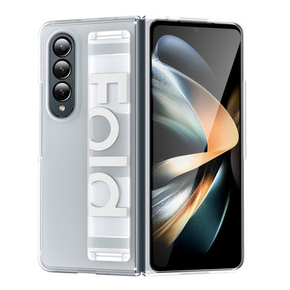 ที่ใส่สายรัดข้อมือซิลิโคนเคสโทรศัพท์แบบพับได้, For Samsung Galaxy Z Fold4, For Samsung Galaxy Z Fold3