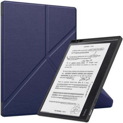 เคสสมาร์ทแท็บเล็ตหนัง TPU เปลี่ยนรูปสีทึบ, For Kobo Elipsa 2E