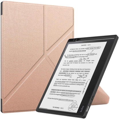 เคสสมาร์ทแท็บเล็ตหนัง TPU เปลี่ยนรูปสีทึบ, For Kobo Elipsa 2E