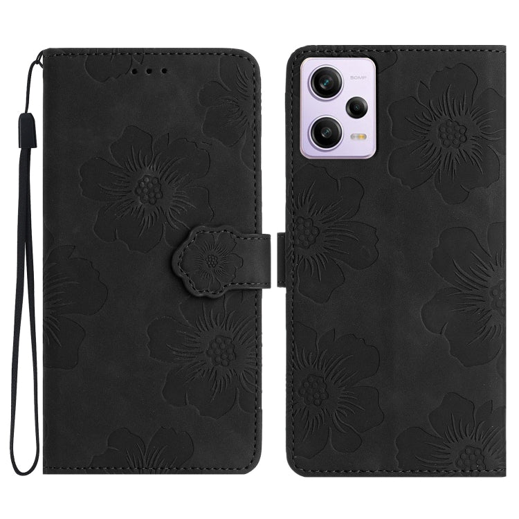 เคสโทรศัพท์หนังลายนูนดอกไม้, For Xiaomi Redmi Note 8T, For Xiaomi Redmi Note 10 5G, For Xiaomi Redmi Note 11 Pro 5G Global, For Xiaomi Redmi Note 11 4G Global / Note 11S, For Xiaomi Redmi Note 12 5G, For Xiaomi Redmi Note 12 Pro 5G                     ...