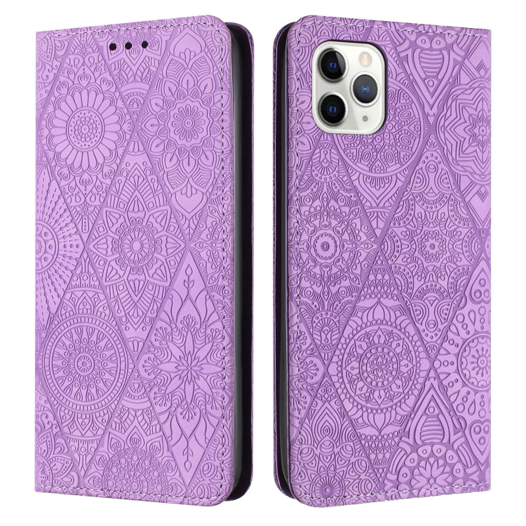 เคสโทรศัพท์หนังดูดซับนูนชาติพันธุ์, For iPhone 11, For iPhone 11 Pro, For iPhone 11 Pro Max, For iPhone X / XS, For iPhone XR, For iPhone XS Max, For iPhone SE 2022 / 7 / 8, For iPhone 7 Plus / 8 Plus