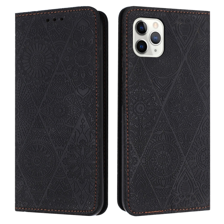 เคสโทรศัพท์หนังดูดซับนูนชาติพันธุ์, For iPhone 11, For iPhone 11 Pro, For iPhone 11 Pro Max, For iPhone X / XS, For iPhone XR, For iPhone XS Max, For iPhone SE 2022 / 7 / 8, For iPhone 7 Plus / 8 Plus