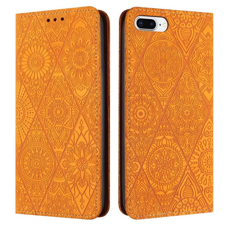 เคสโทรศัพท์หนังดูดซับนูนชาติพันธุ์, For iPhone 11, For iPhone 11 Pro, For iPhone 11 Pro Max, For iPhone X / XS, For iPhone XR, For iPhone XS Max, For iPhone SE 2022 / 7 / 8, For iPhone 7 Plus / 8 Plus