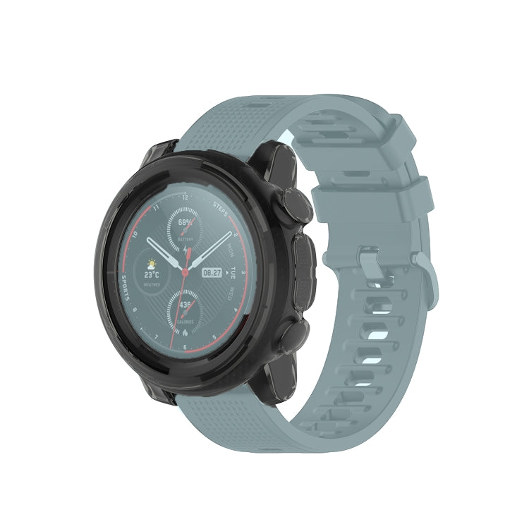 เคสนาฬิกาซิลิโคน TPU ใส, For Suunto 9, For Garmin Approach S62, For Huawei Watch GT 2e, For Amazfit 3