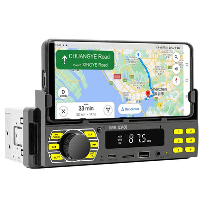 SWM D3400 เครื่องเล่น MP3 บลูทูธในรถยนต์รองรับ Smart Voice Assistant / FM