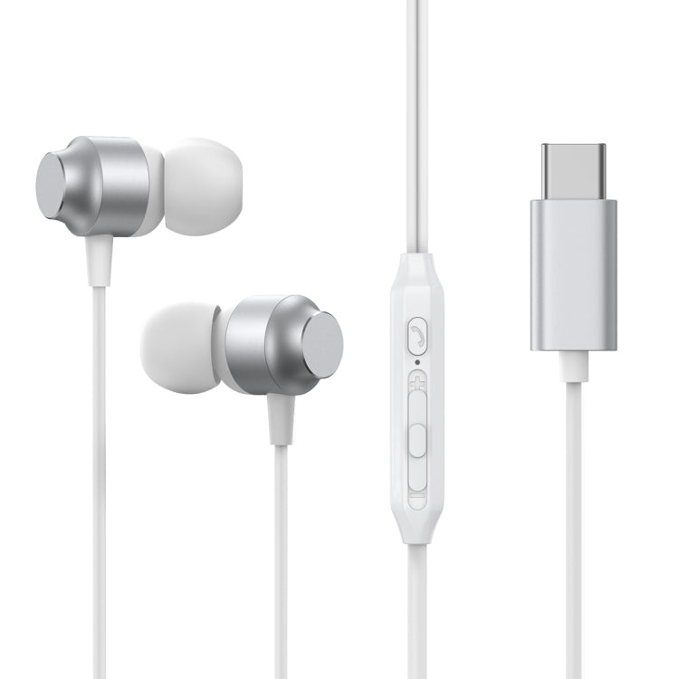 JOYROOM JR-EC06 Type-C หูฟังแบบมีสายโลหะในหู, ความยาว: 1.2 ม., JR-EC06