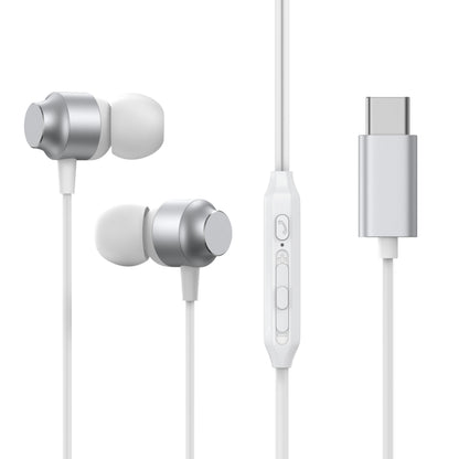 JOYROOM JR-EC06 Type-C หูฟังแบบมีสายโลหะในหู, ความยาว: 1.2 ม., JR-EC06