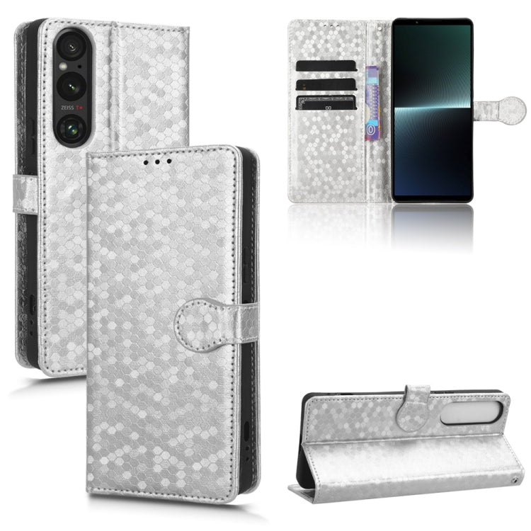 เคสโทรศัพท์หนังลายจุดรังผึ้ง, For Sony Xperia 1 VIII, For Sony Xperia 10 VII, For Sony Xperia 1 VII, For Sony Xperia 10 VI, For Sony Xperia 1 VI, For Sony Xperia 1 V, For Sony Xperia 10 V